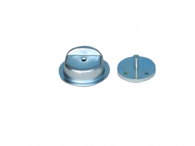 STOP  midle for double leaf door BALL &Phi;100mm (with base)