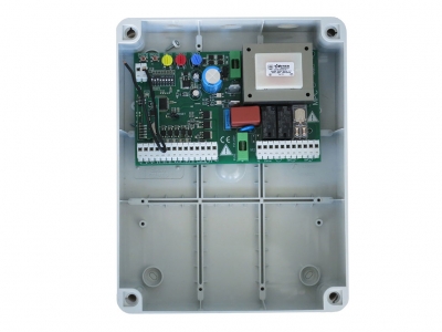 Control panel for double leaf swing doors