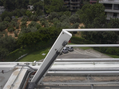 Automatic fencing heliports
